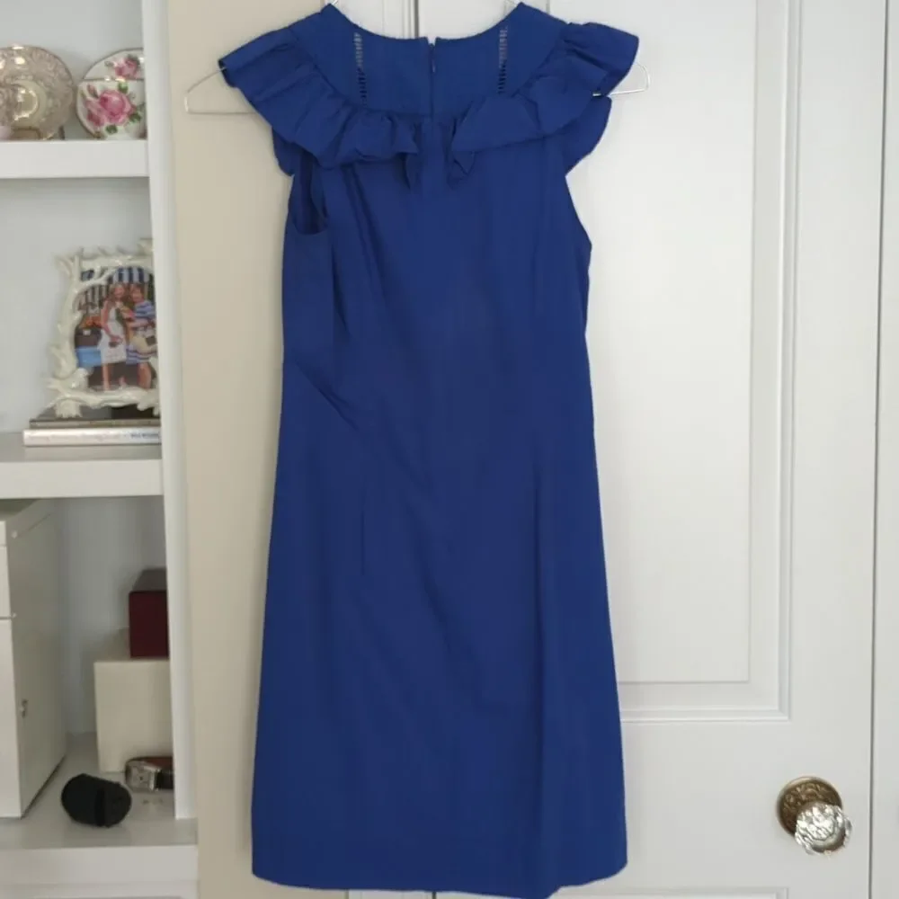 J. Crew Ruffle Neck Dress